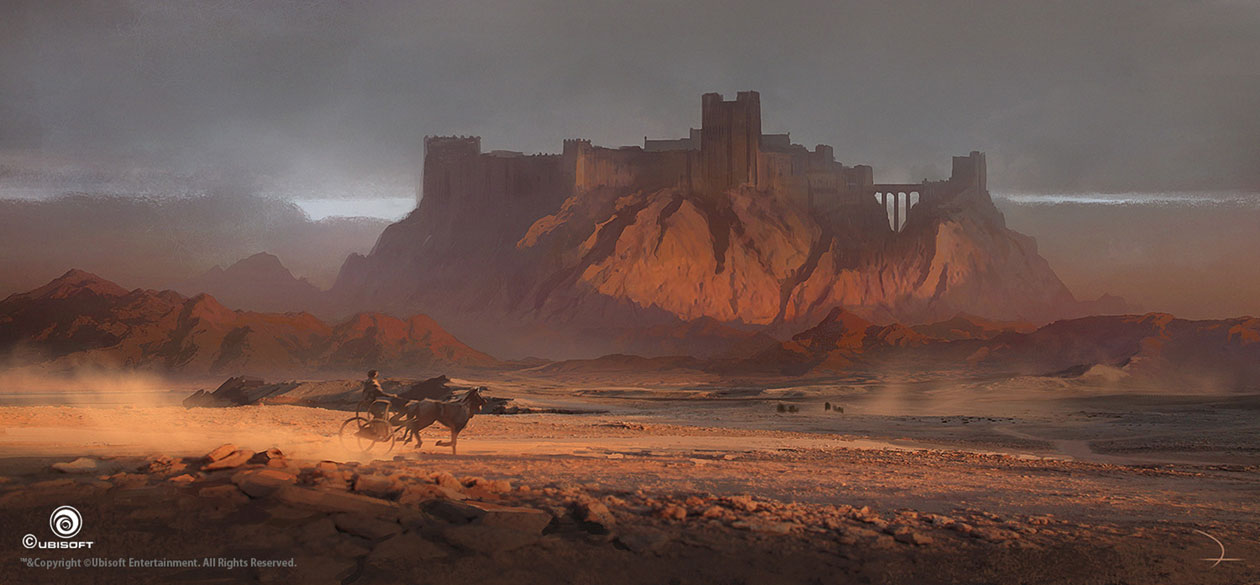 Citadel Concept Art from Assassin's Creed Origins