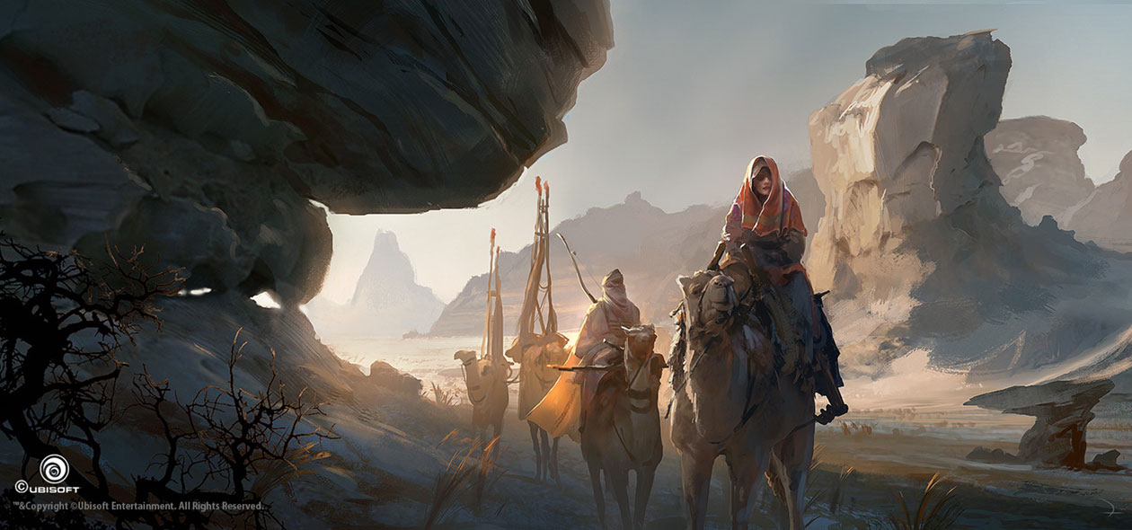 Cleopatra in Exile Concept Art from Assassin's Creed Origins