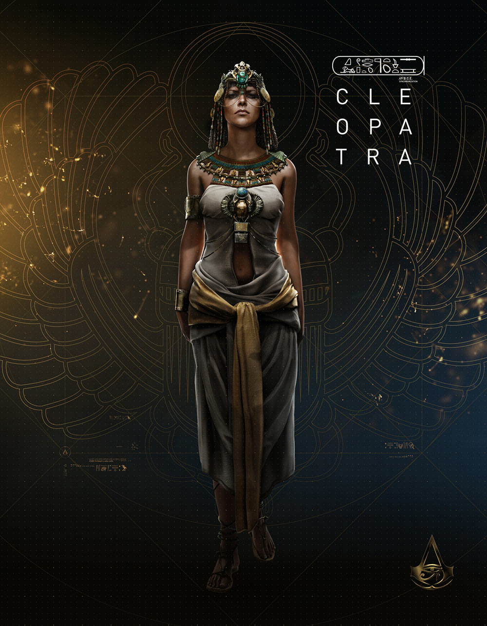 Cleopatra Artwork from Assassin's Creed Origins