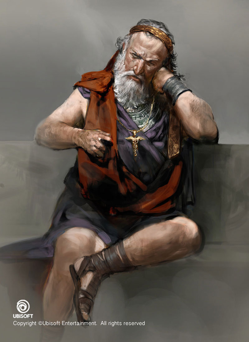 Eudorus Concept Art from Assassin's Creed Origins