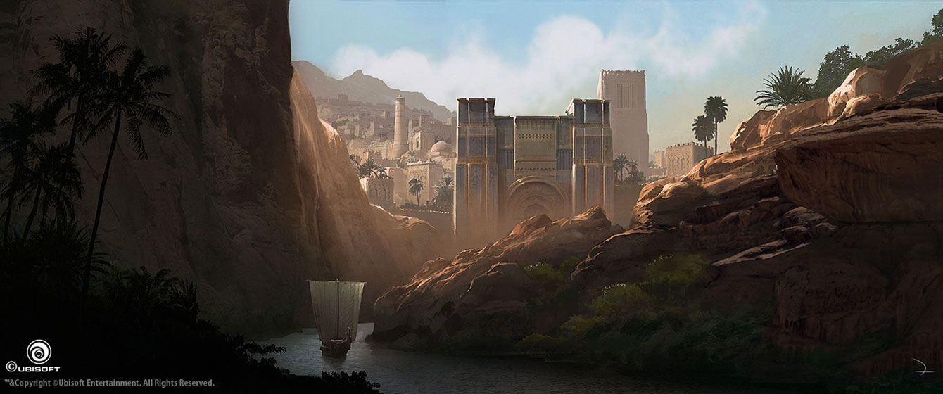 Exploration Concept Artwork from Assassin's Creed Origins