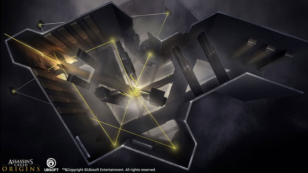 First Civilization Beam Mirrors Concept Art from Assassin's Creed Origins
