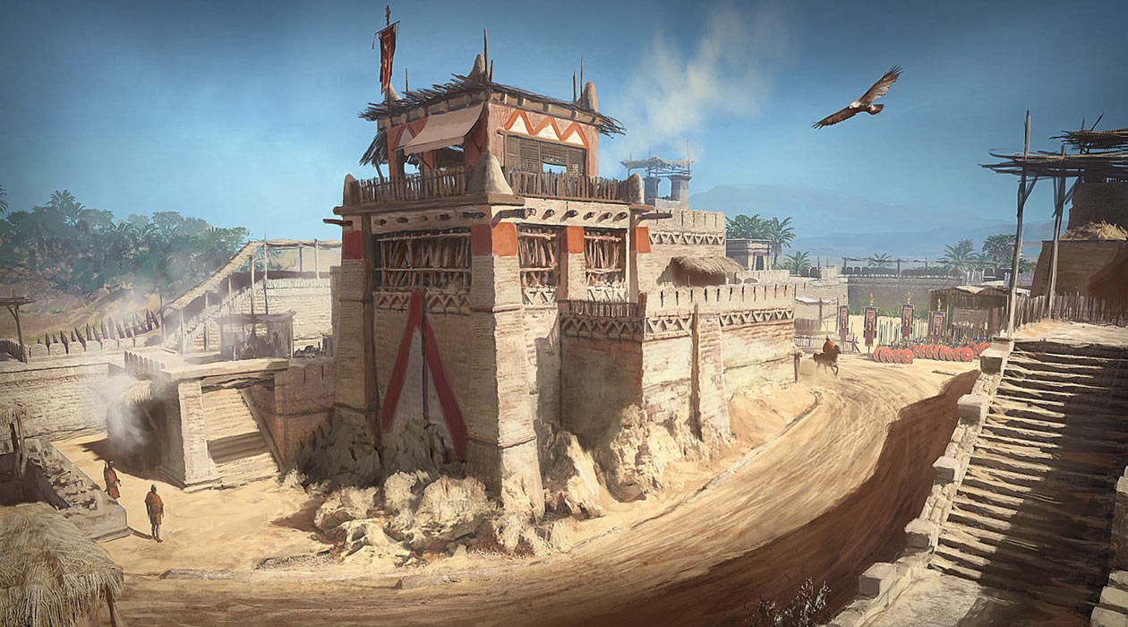 Fort Concept Art from Assassin's Creed Origins