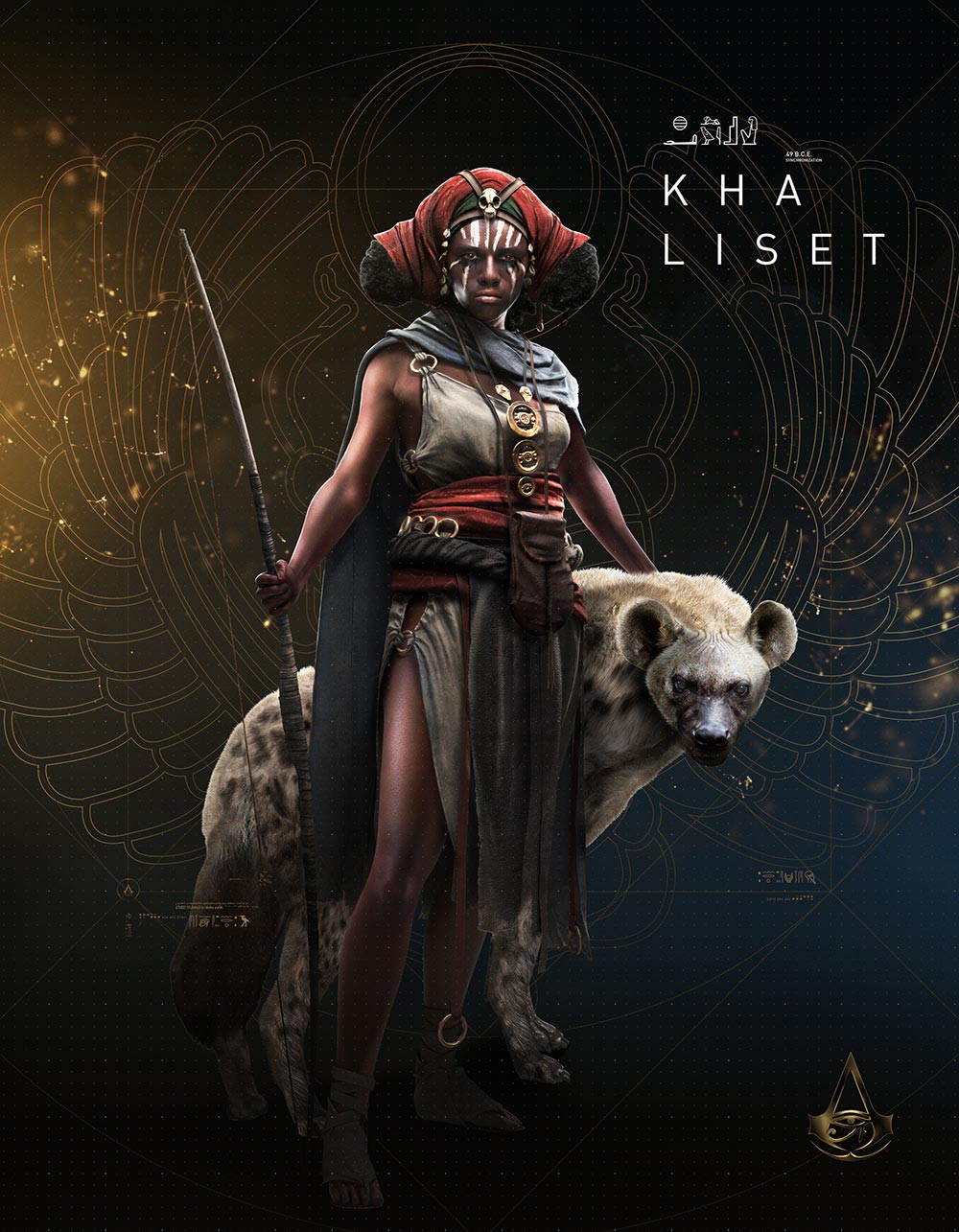 Khaliset Artwork from Assassin's Creed Origins
