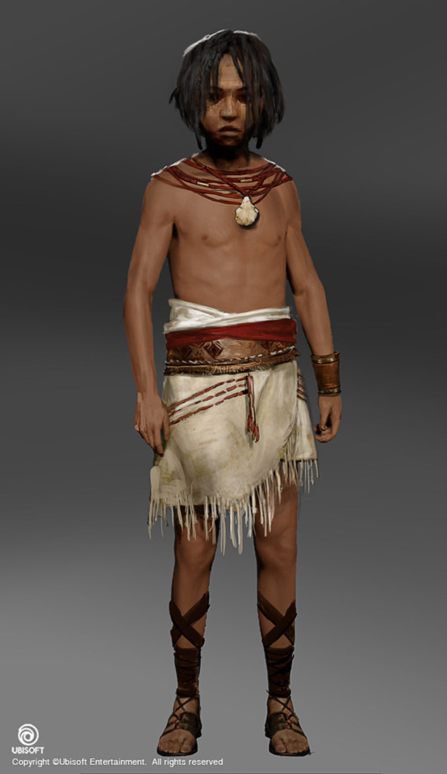 Khemu Concept Art from Assassin's Creed Origins