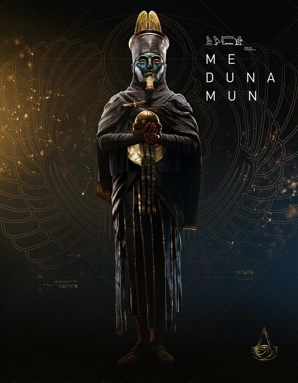 Medunamun Artwork from Assassin's Creed Origins