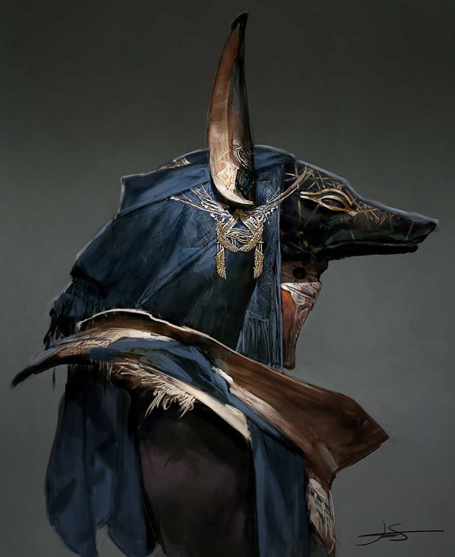 Priest of Anubis Concept Art from Assassin's Creed Origins