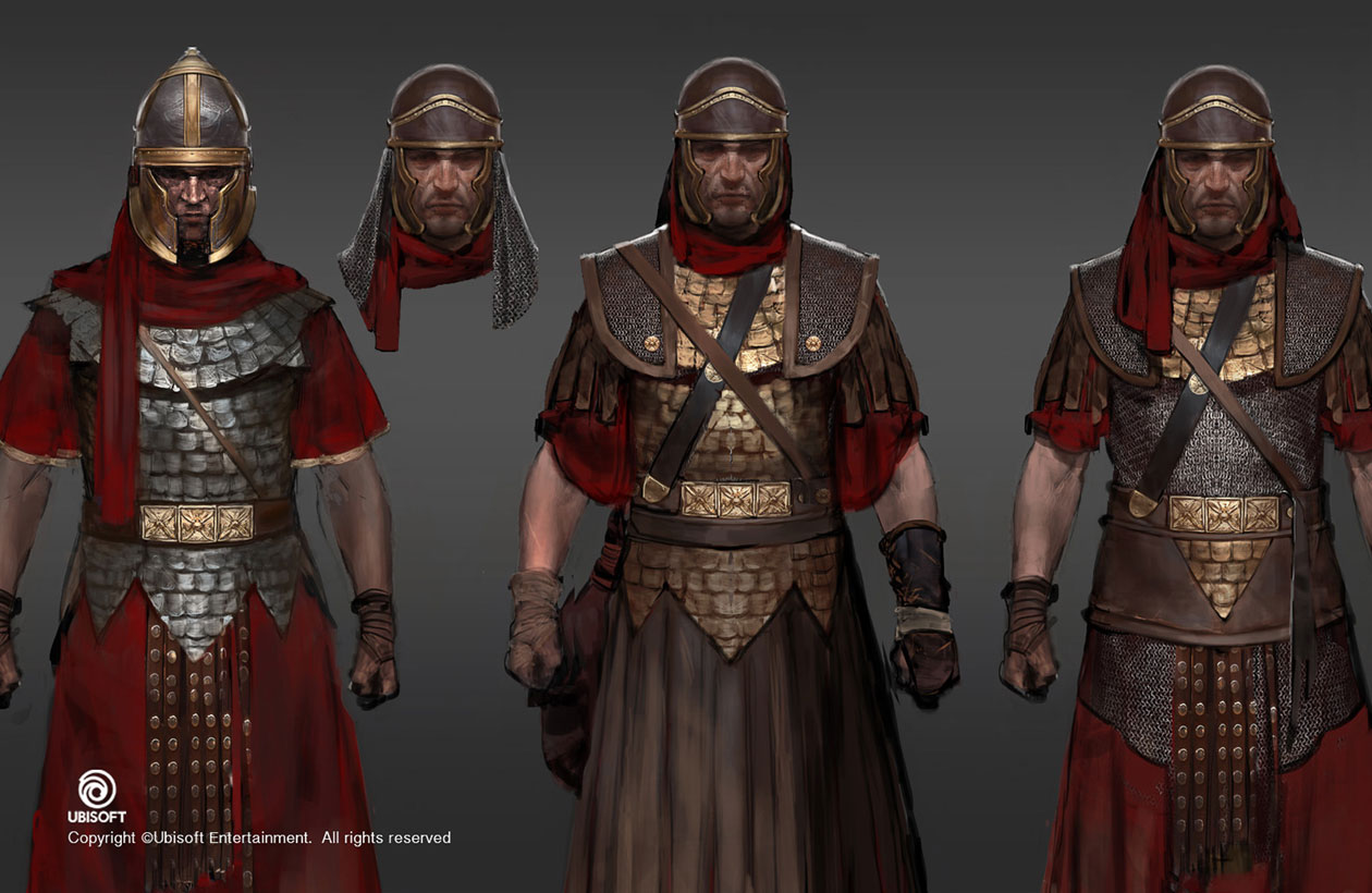 Roman Archers Concept Art from Assassin's Creed Origins