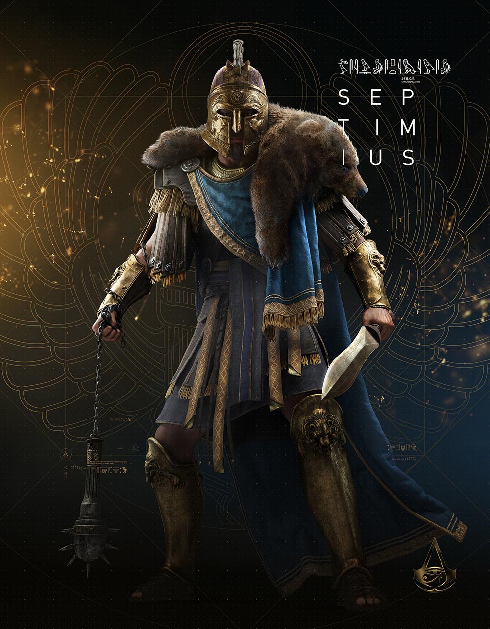 Septimius Artwork from Assassin's Creed Origins