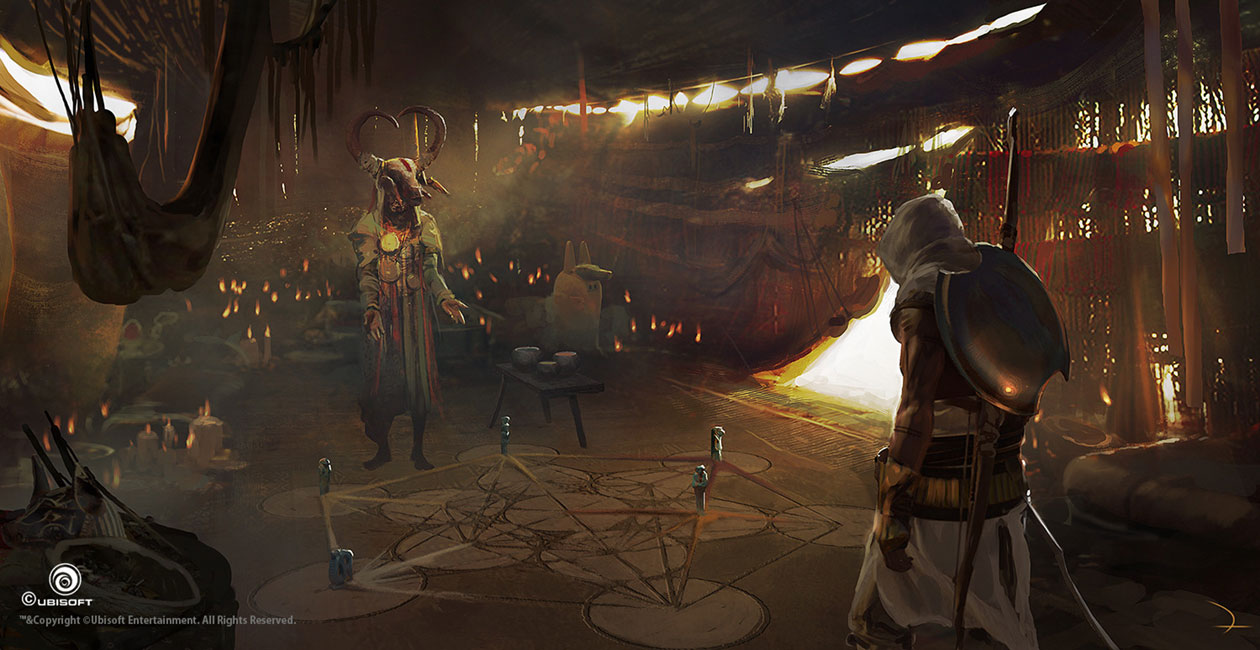 Shaman Concept Art from Assassin's Creed Origins