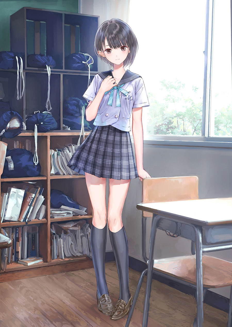 Hinako Shirai Character Art from Blue Reflection