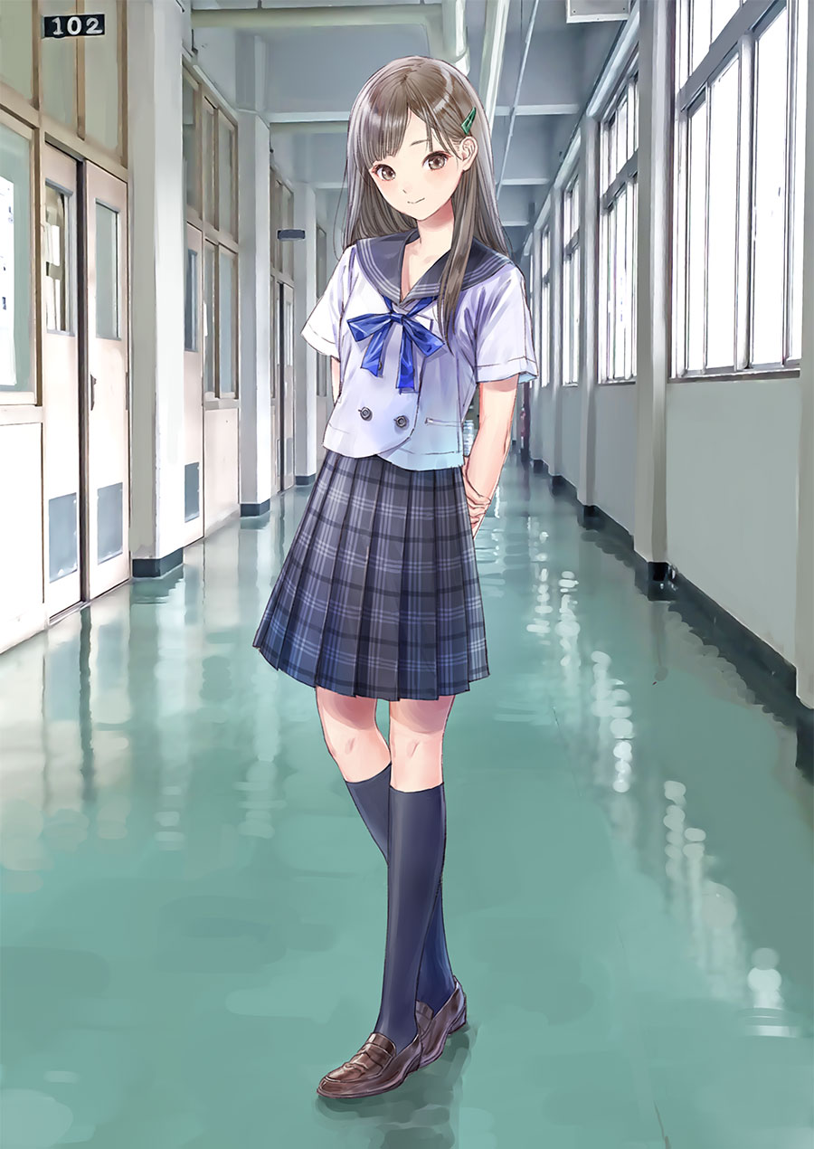 Rika Yoshimura Character Art from Blue Reflection