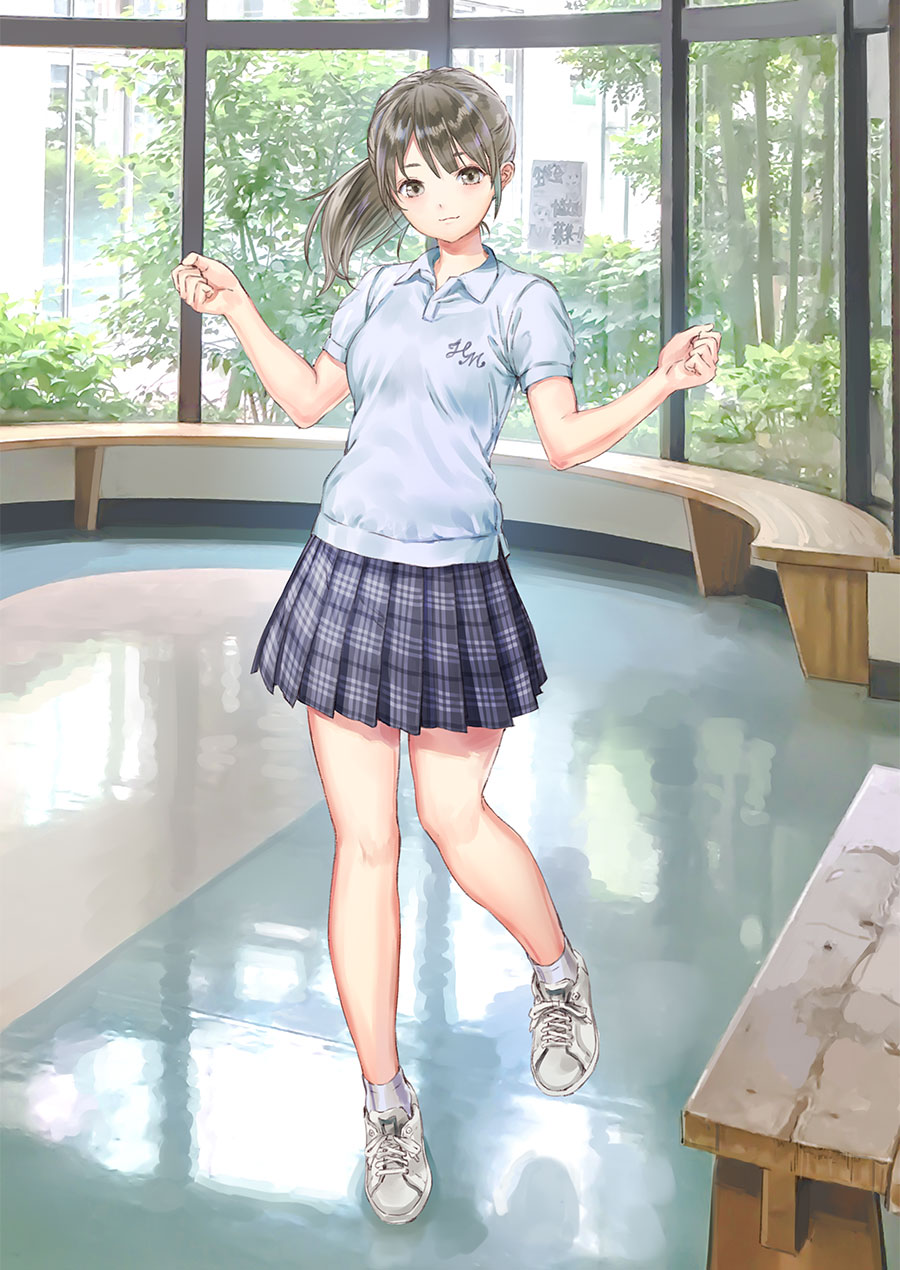 Rin Sanada Character Art from Blue Reflection