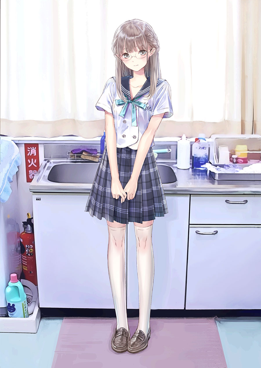 Sanae Nishida Character Art from Blue Reflection