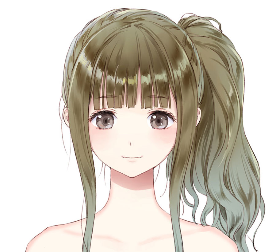 Shihori Sugamoto Face Character Art from Blue Reflection
