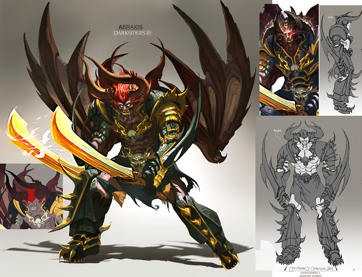 Abraxis Art from Darksiders III