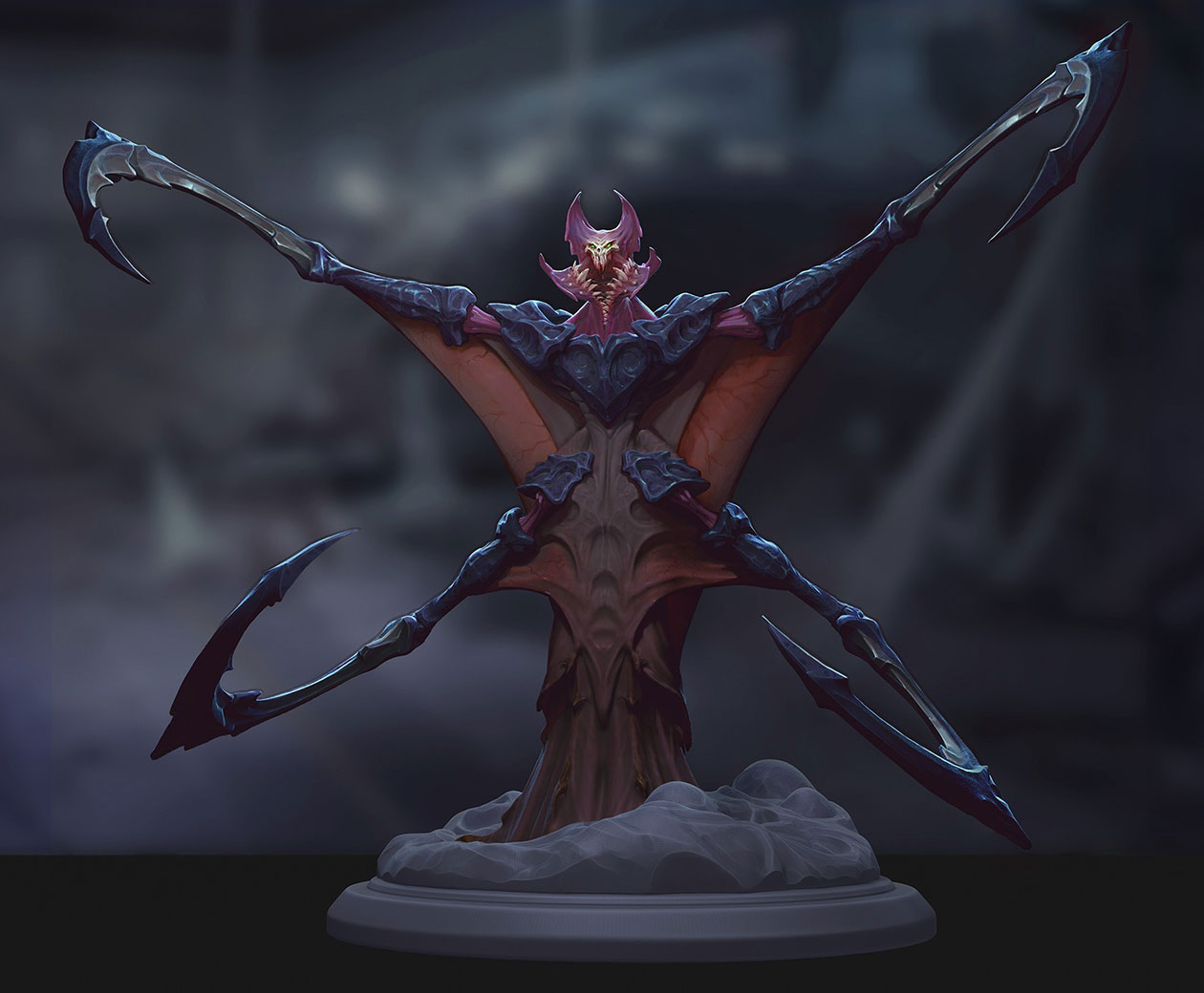 Clawed Monster Concept Art from Darksiders III