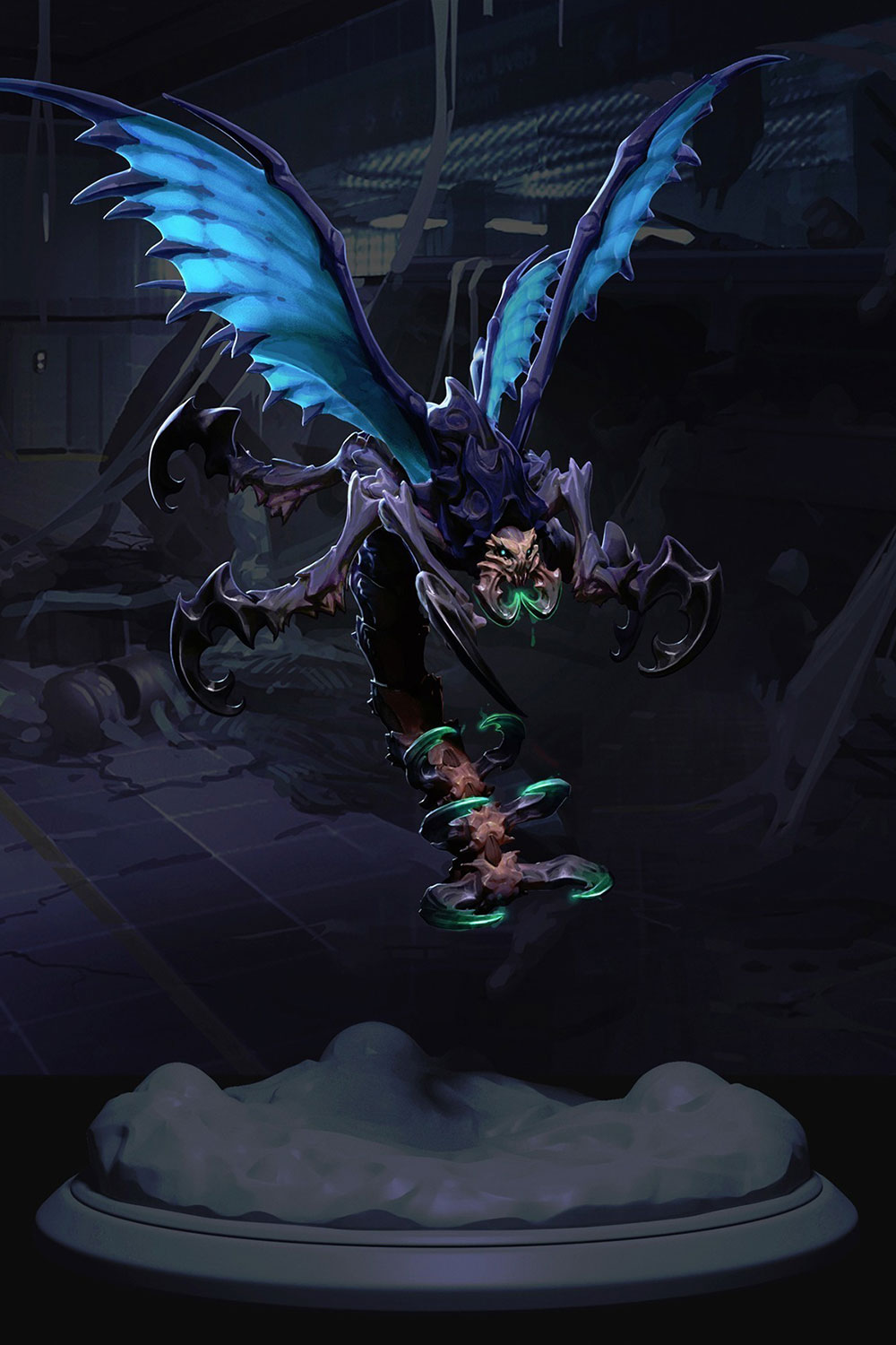 Flying Monster Concept Art from Darksiders III