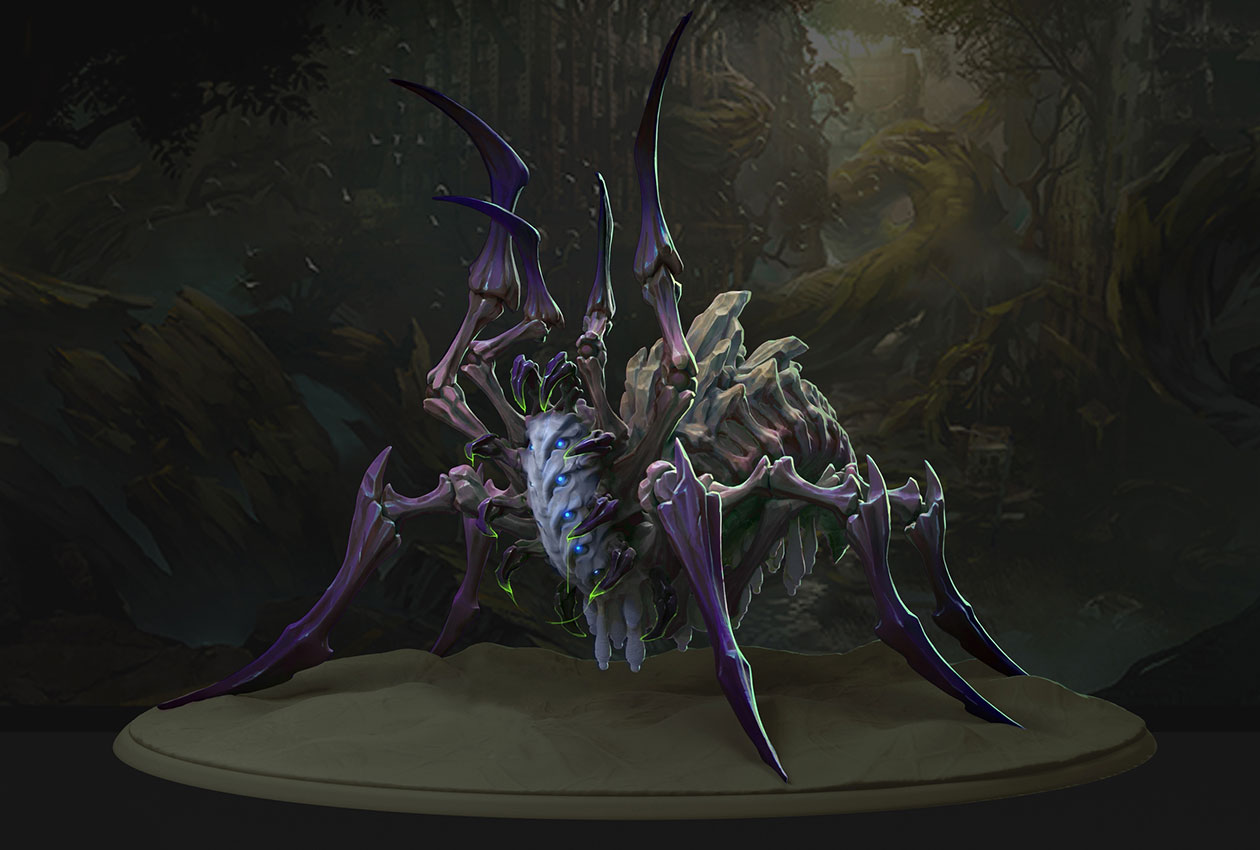 Spider Monster Concept Art from Darksiders III