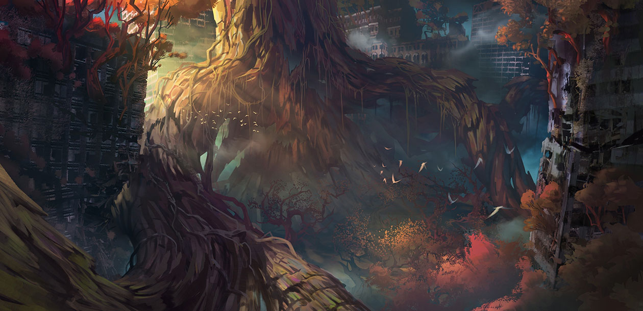 Tree Roots Concept Art from Darksiders III