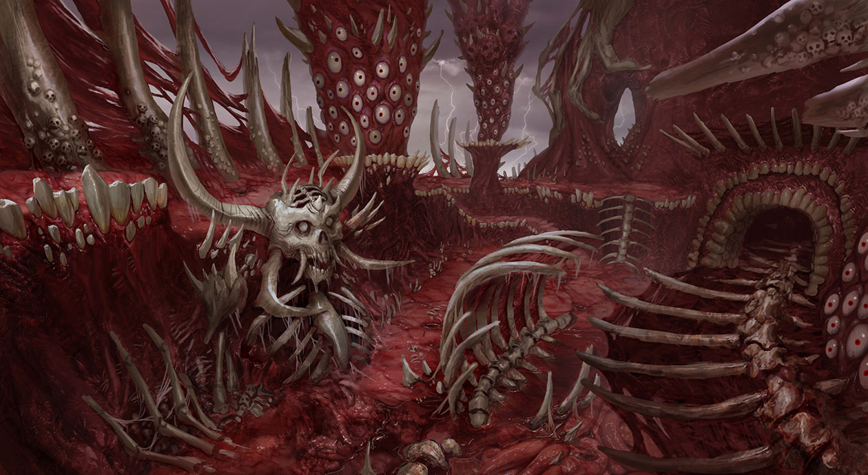 Boneyard Concept Art from Doom (2016)
