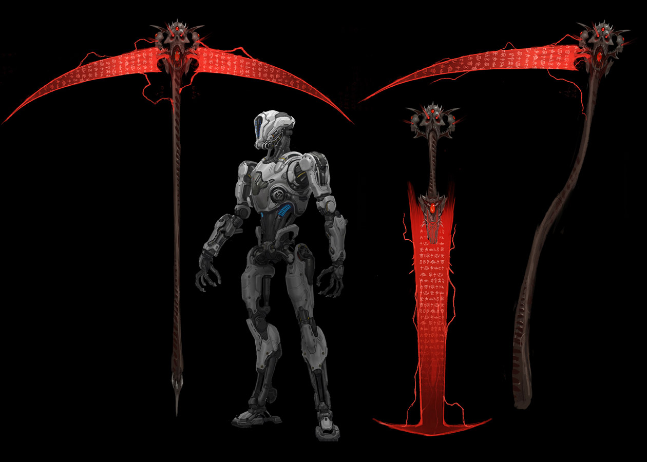 Crucible Blade Concept Art from Doom (2016)
