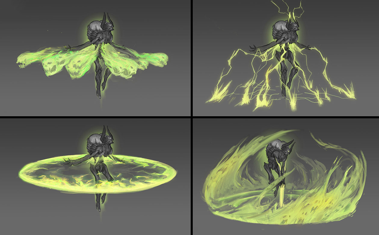 Harvester Attack Concept Art from Doom (2016)