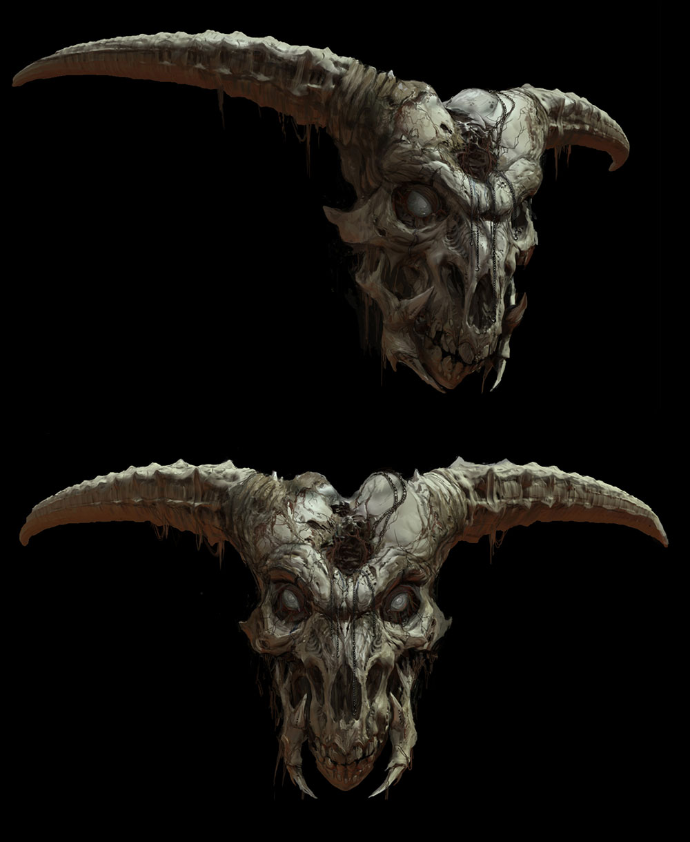 Icon of Sin Concept Art from Doom (2016)