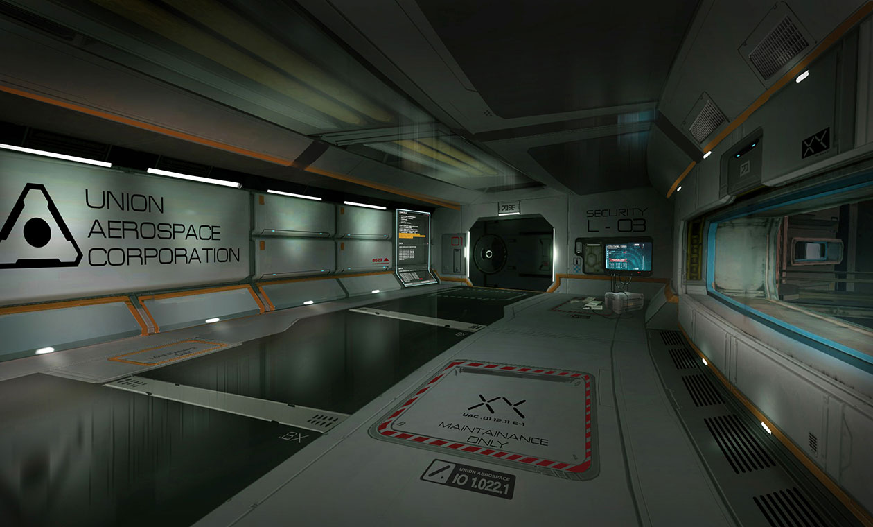 Lazarus Intro Room Concept Art from Doom (2016)