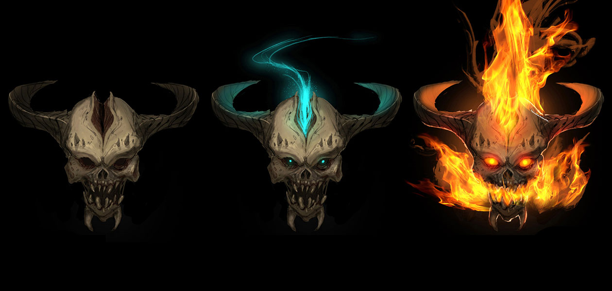 Lost Soul Concept Art from Doom (2016)