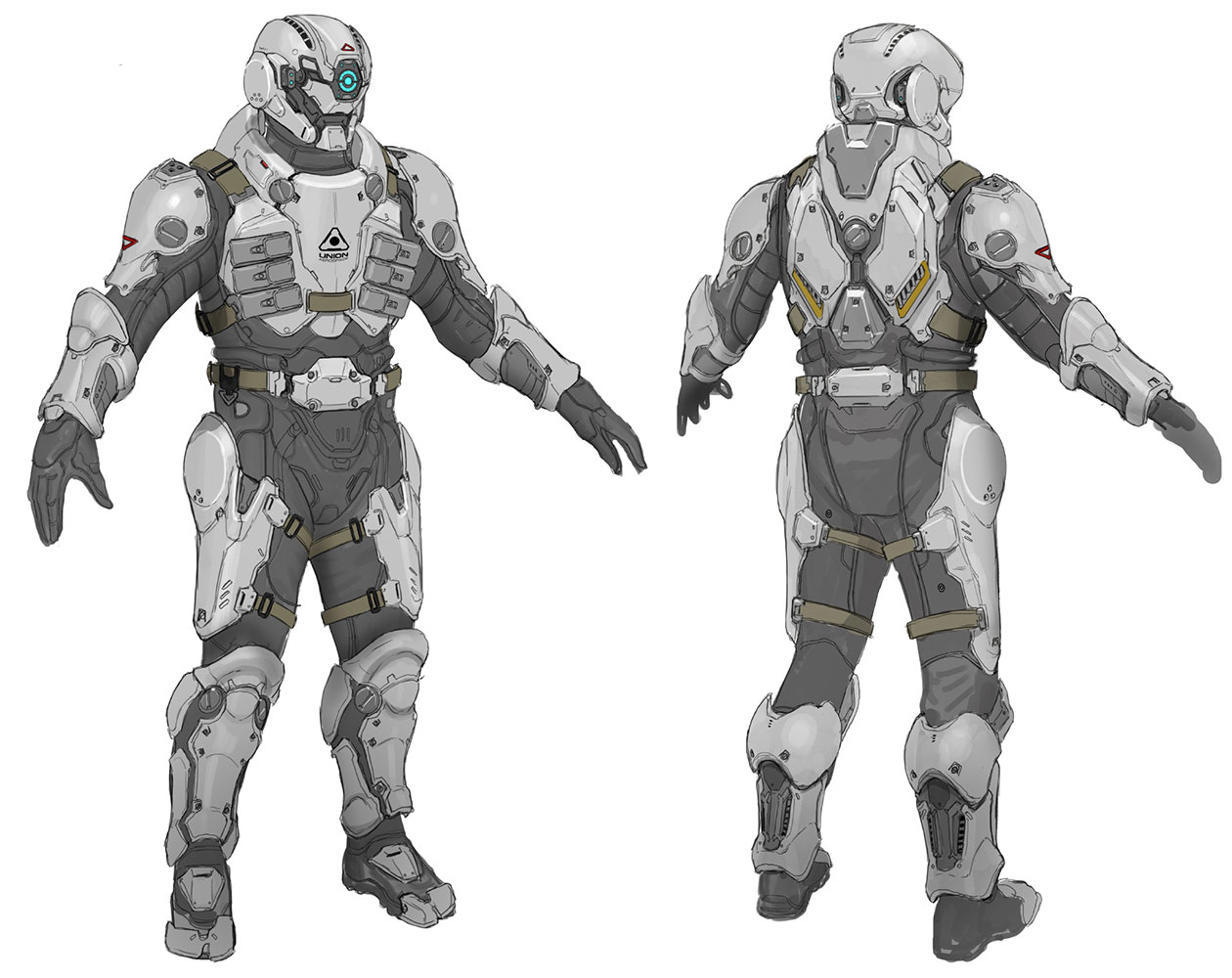 UAC Armor Concept Art from Doom (2016)