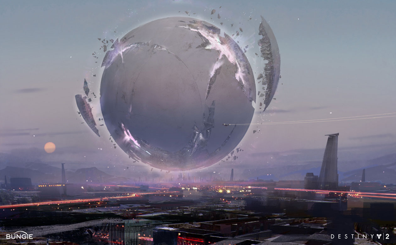 A New Traveler Art from Destiny 2