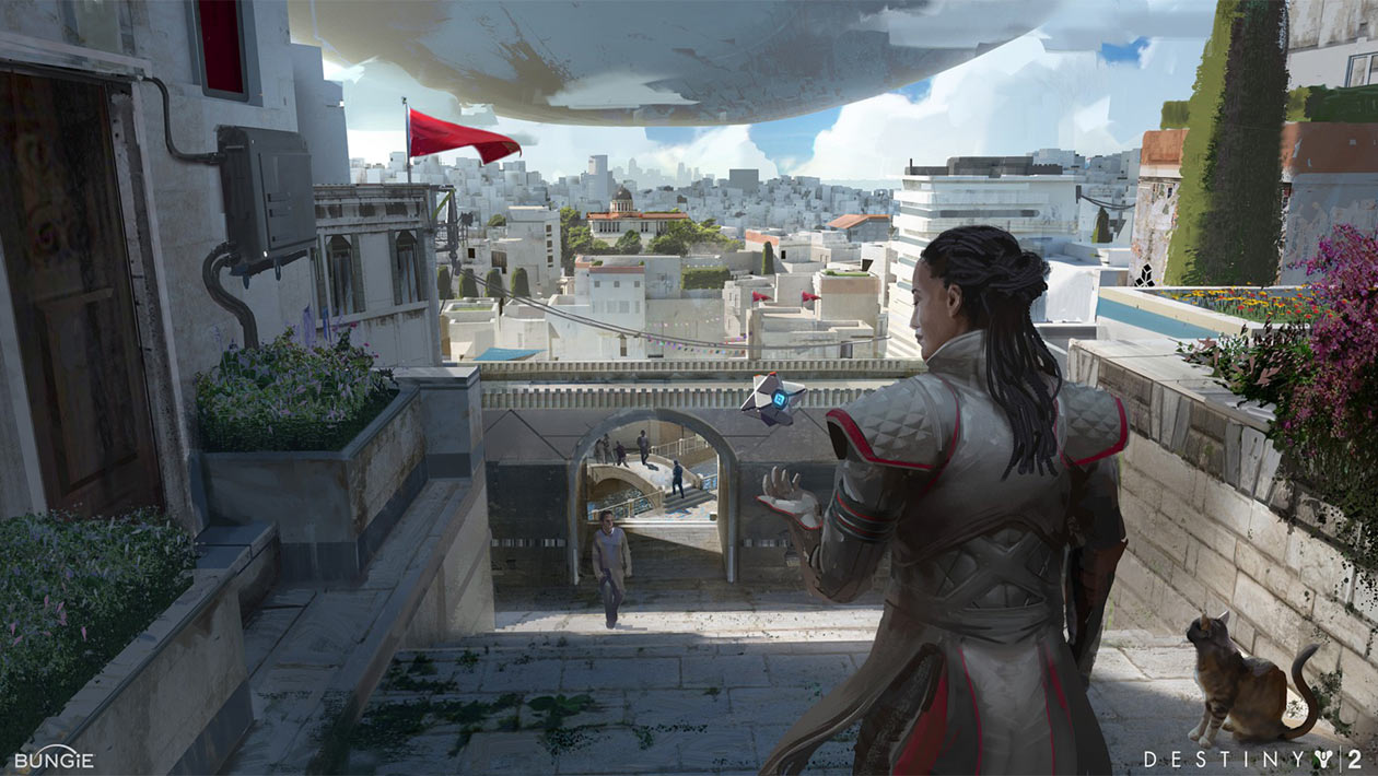 City Walk Art from Destiny 2