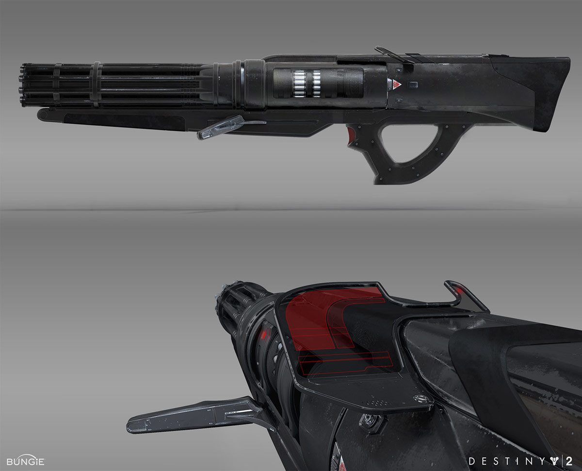 Gatling Pulse Alt Weapon Art from Destiny 2