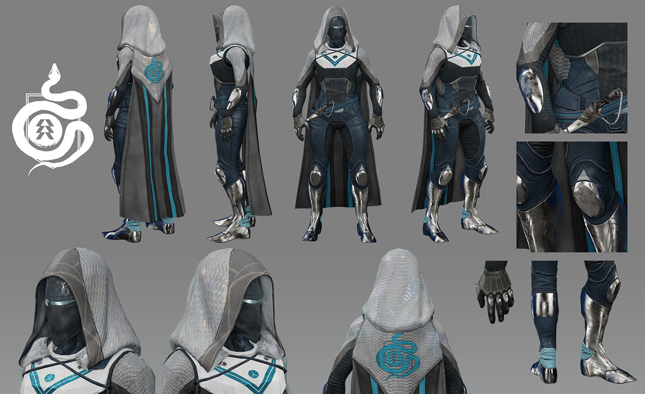 Hunter Armor Concept Art from Destiny 2