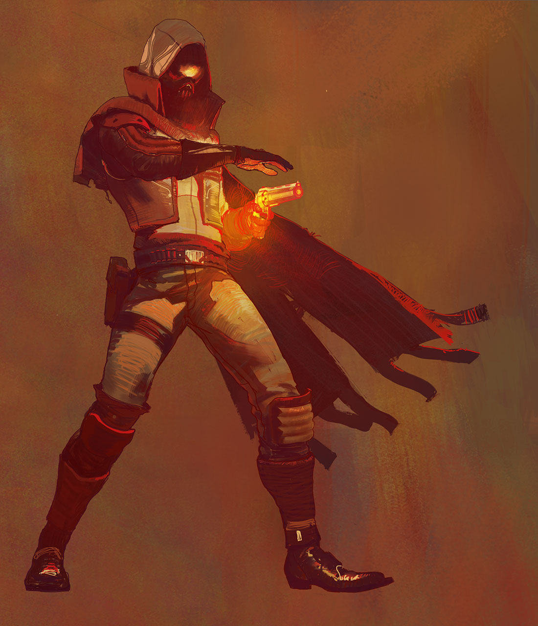 Hunter Gunslinger Concept Art from Destiny 2