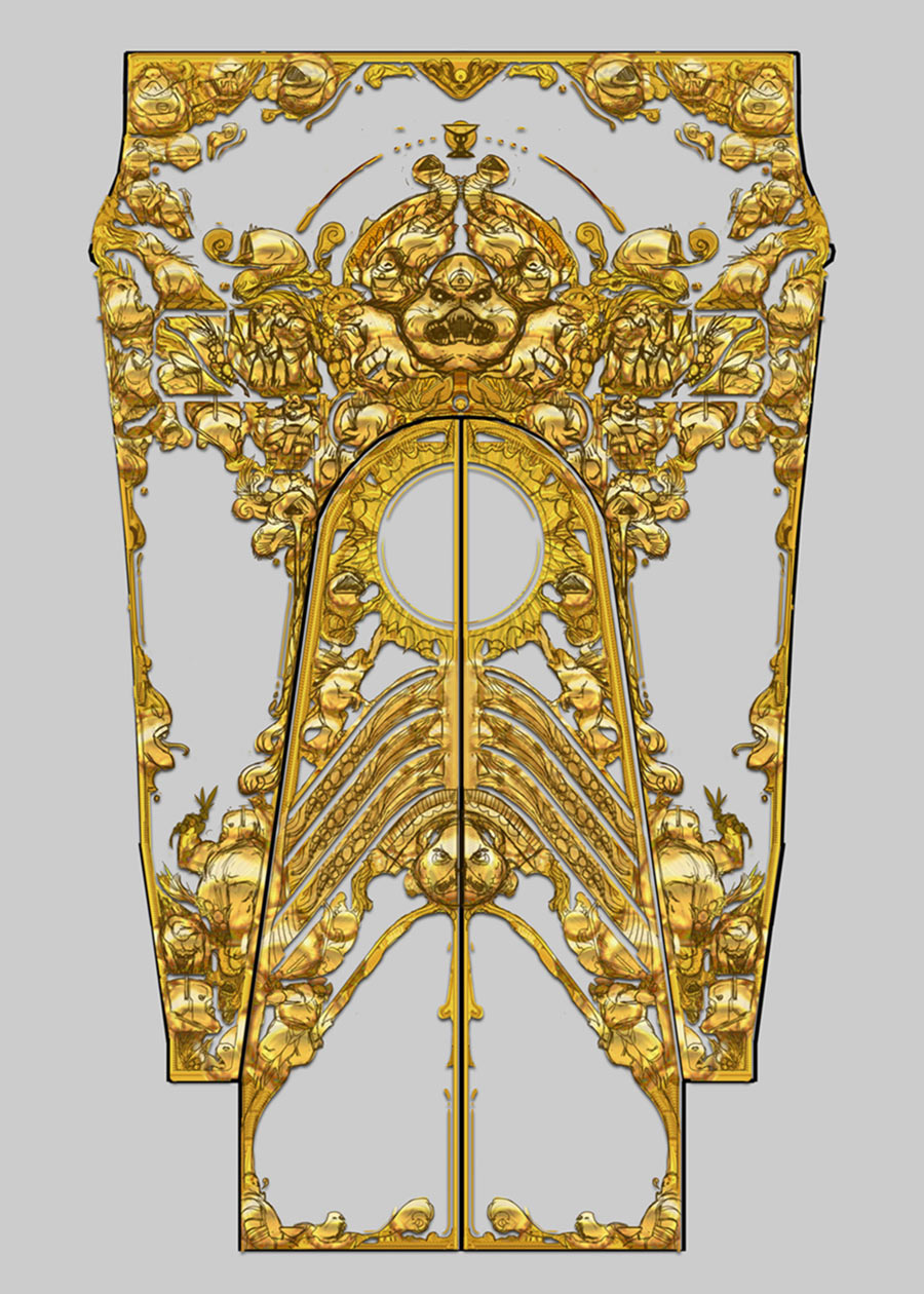 Leviathan Architecture Art from Destiny 2