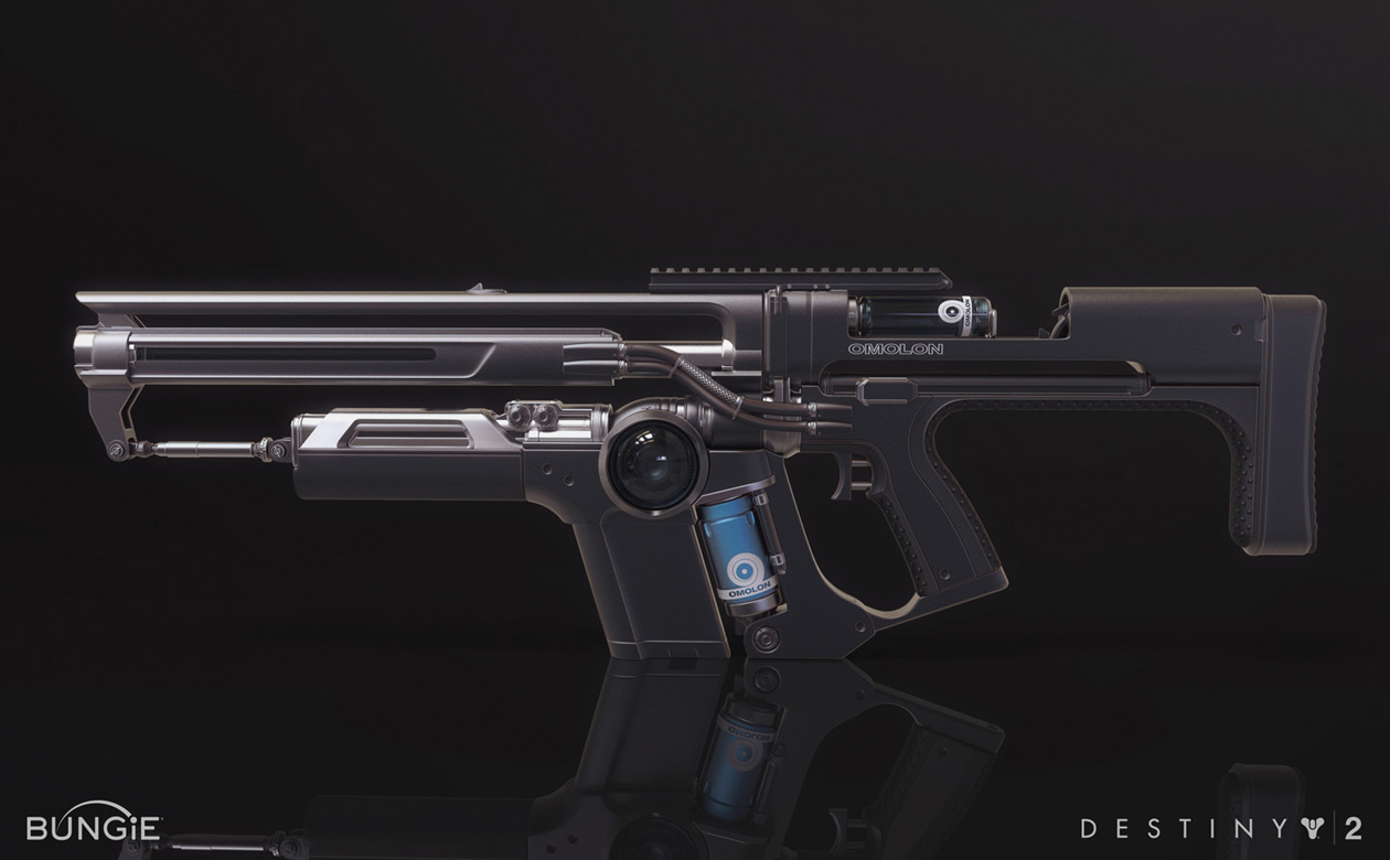 Omolon Auto Rifle Weapon Art from Destiny 2