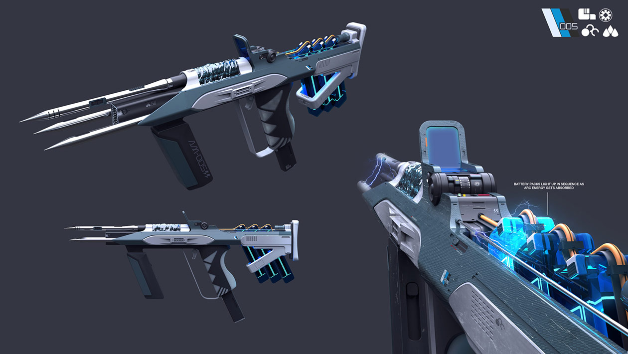 Riskrunner SMG Weapon Art from Destiny 2