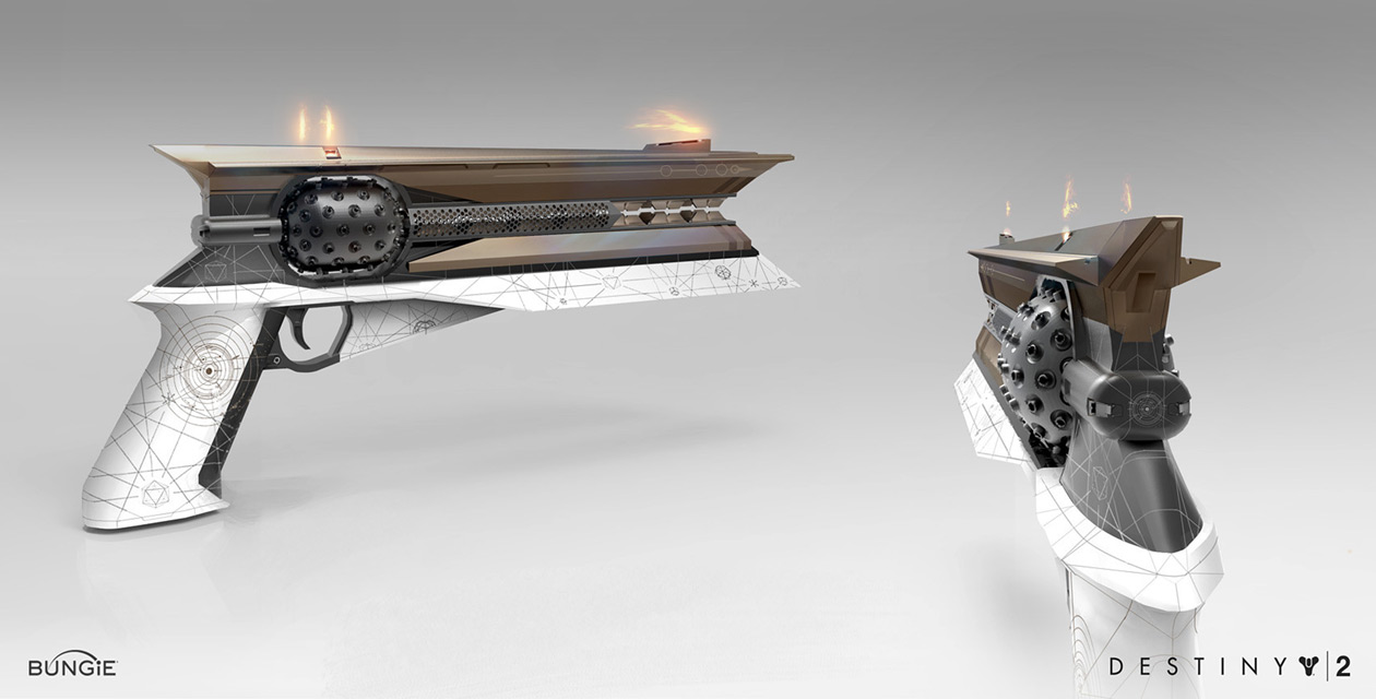 Sunshot Exotic Weapon Art from Destiny 2