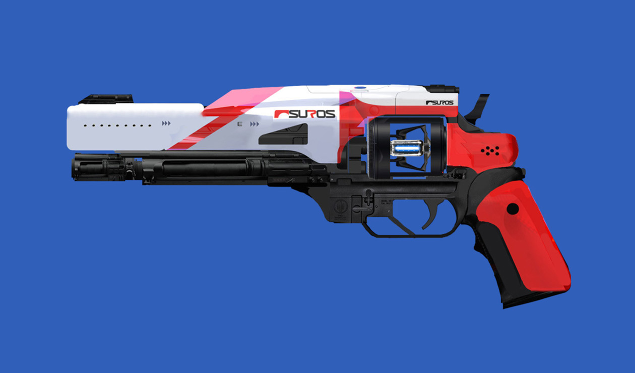 Suros Hand Cannon Side Weapon Art from Destiny 2