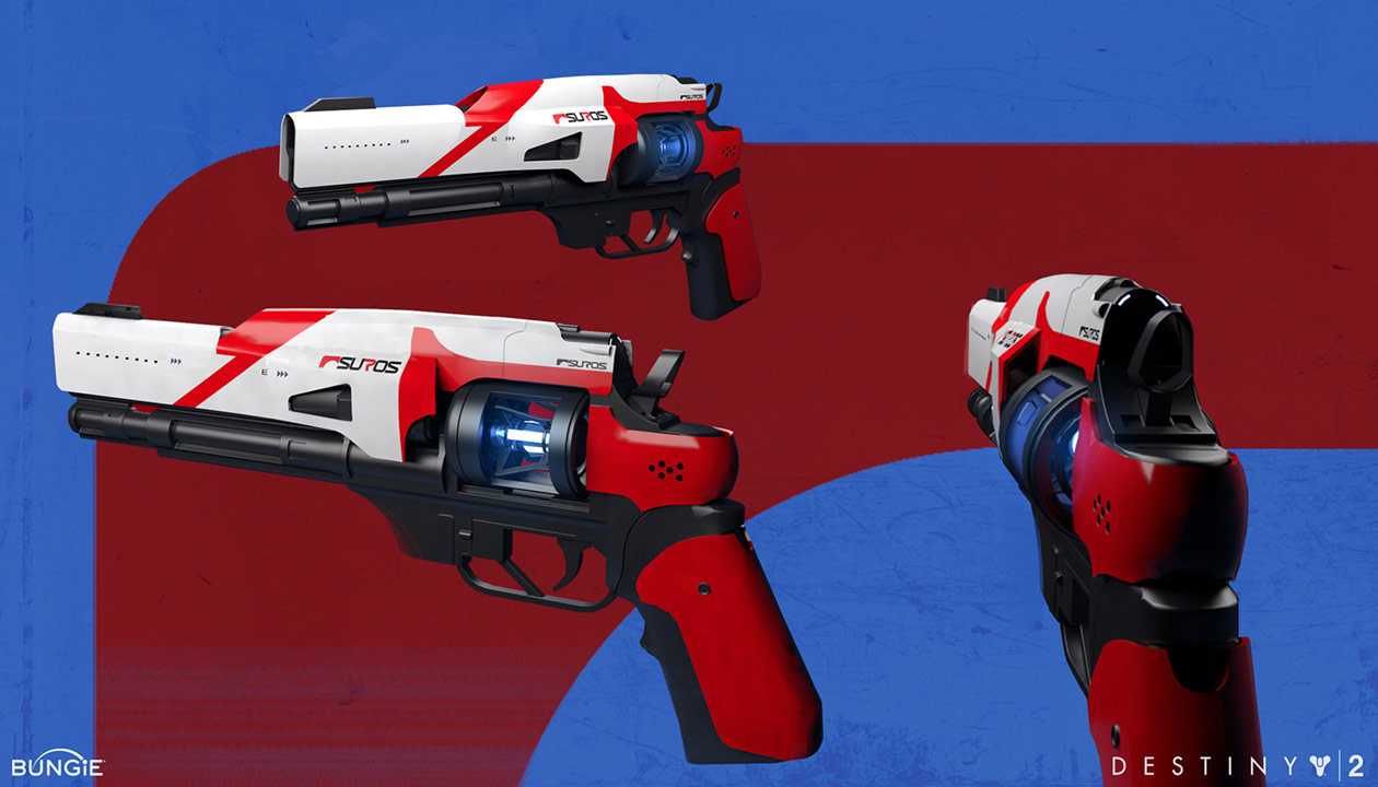 Suros Hand Cannon Weapon Art from Destiny 2