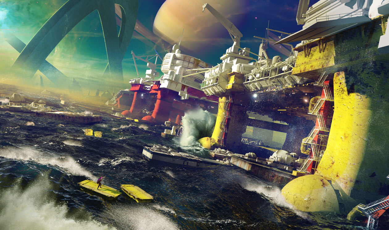 Titan Postcard Art from Destiny 2
