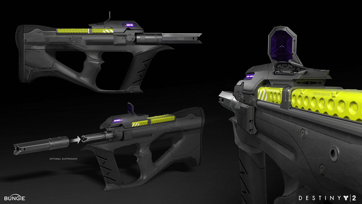 Veist SMG Weapon Art from Destiny 2