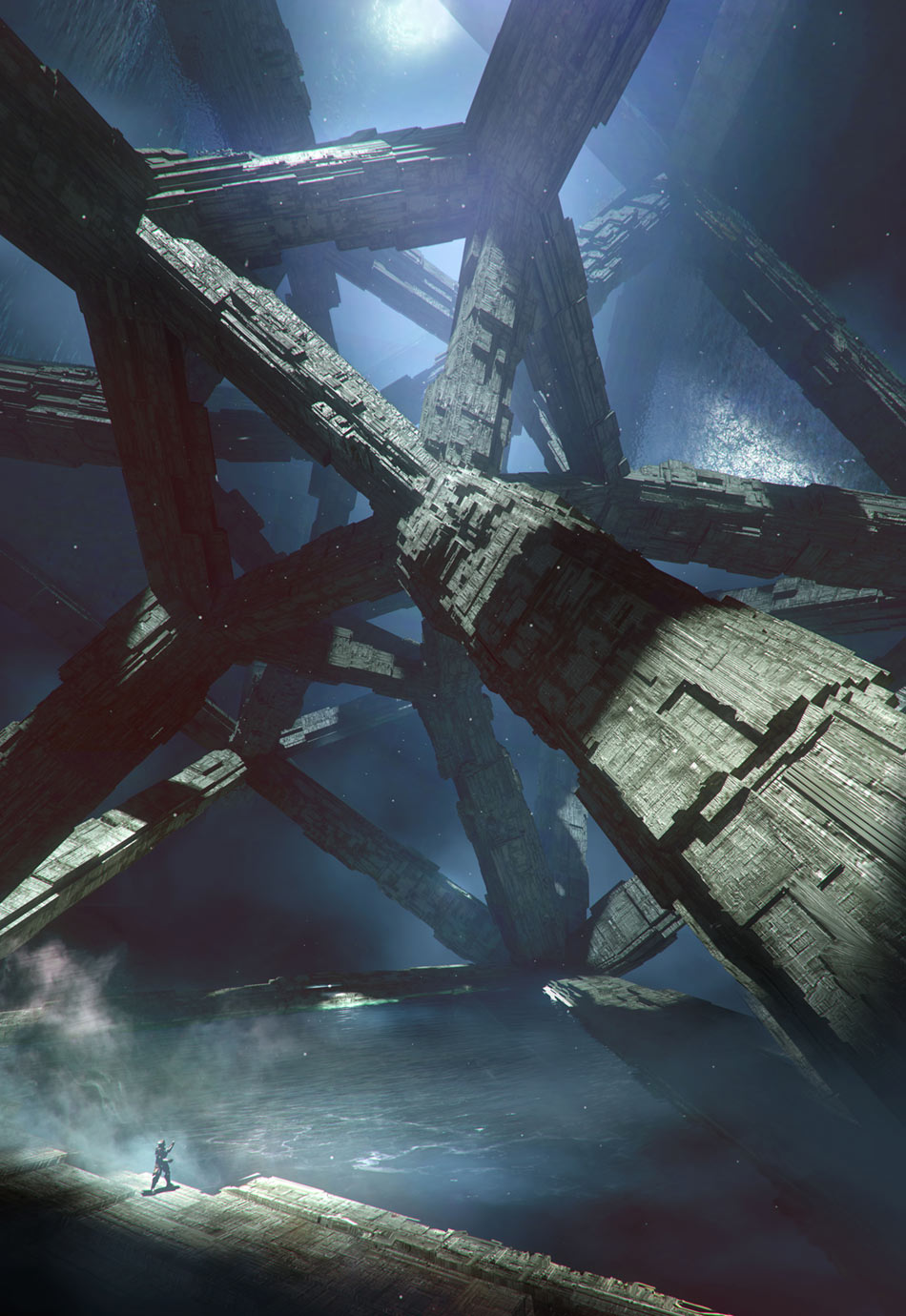 Vex Army Gestation Lakes Art from Destiny 2