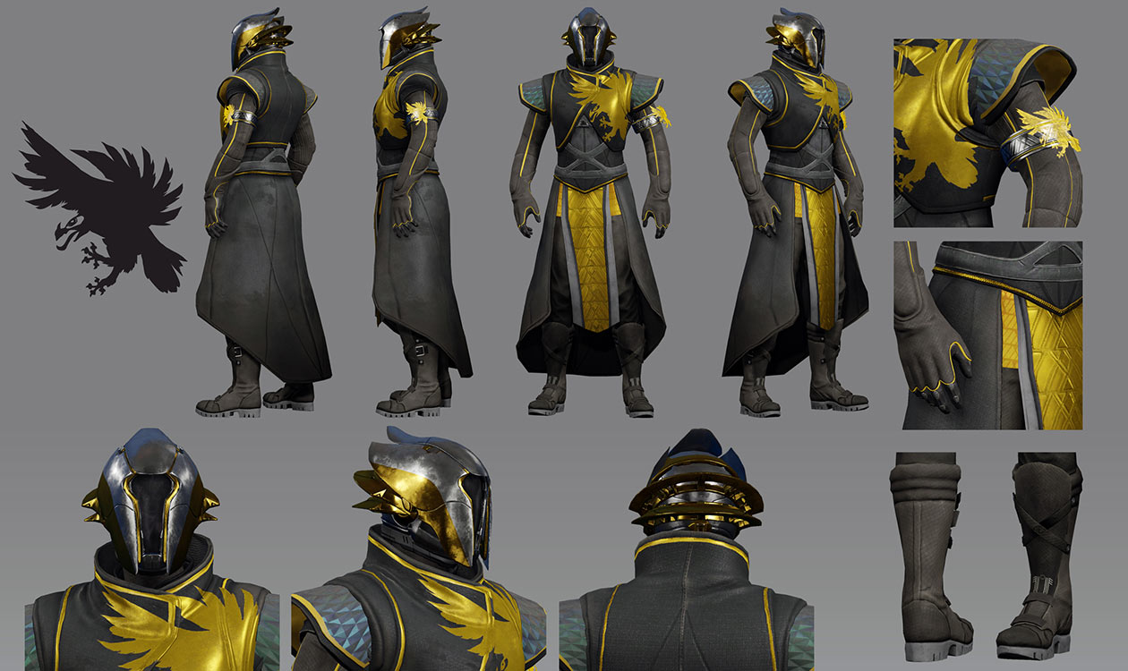 Warlock Armor Concept Art from Destiny 2