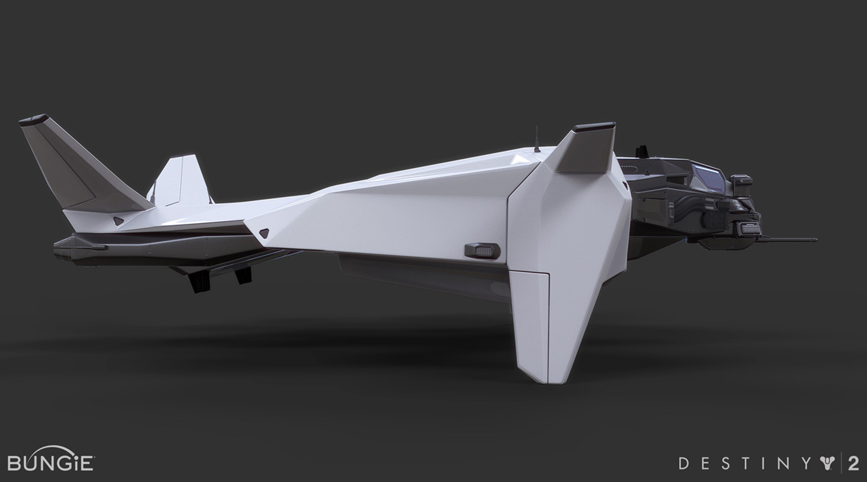 Warship Class Ship Side Artwork from Destiny 2