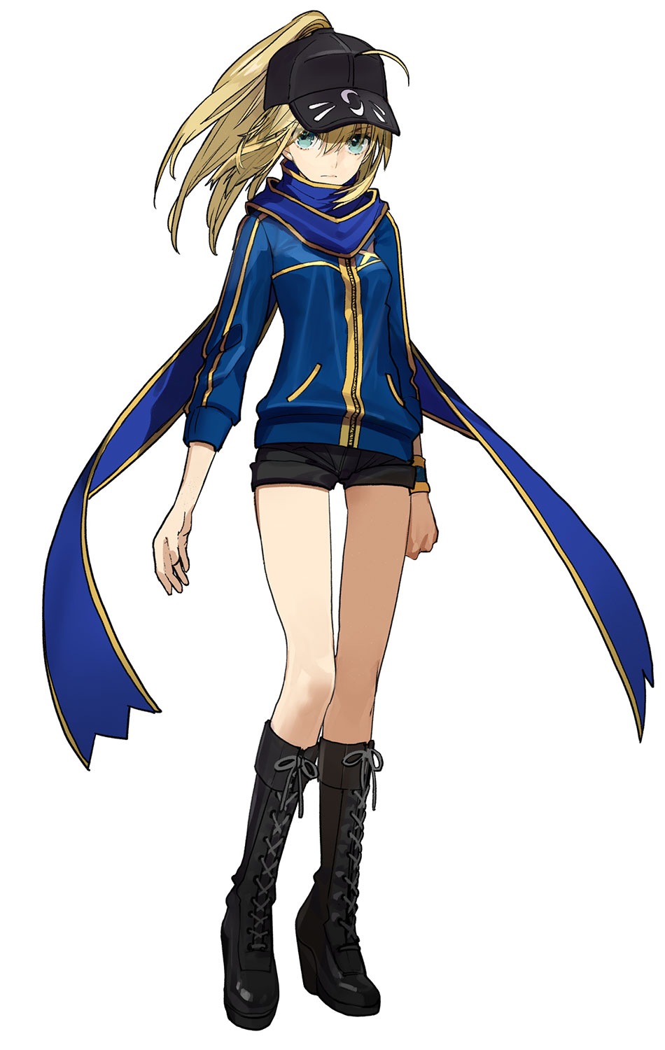 Artoria, Mysterious Heroine Outfit Character Art from Fate/Extella: The Umbral Star