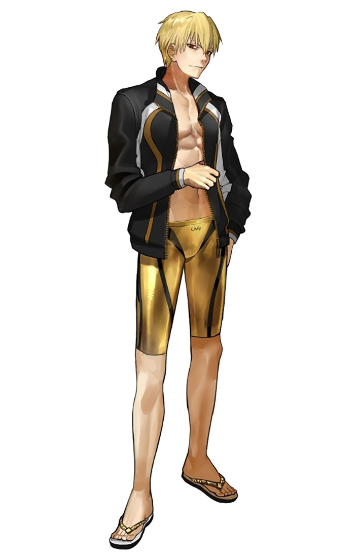 Gilgamesh, Bewitching Beautiful Body Outfit Character Art from Fate/Extella: The Umbral Star