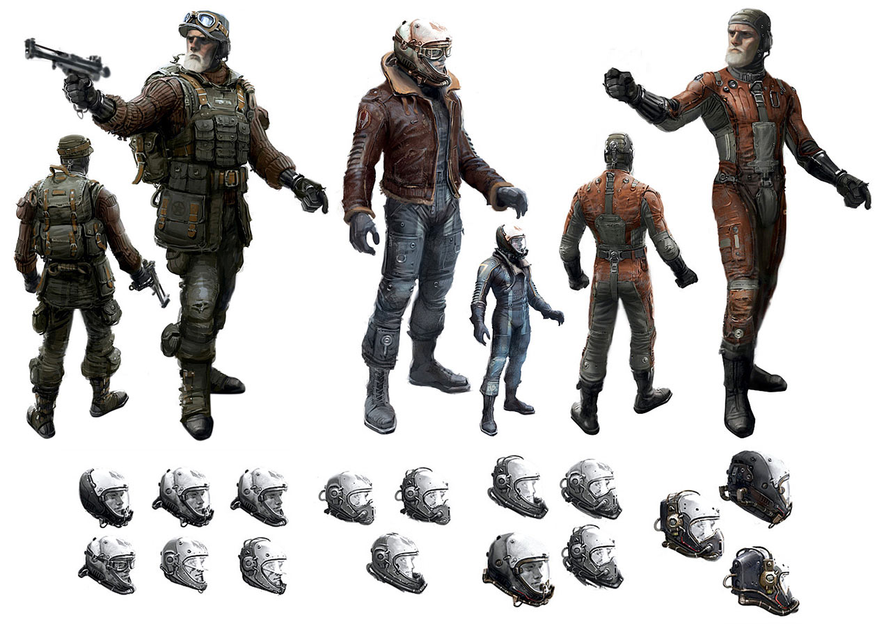 Armor Concept Artwork from Fallout 4